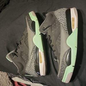Jordan son of Mars size 8 and half green and black